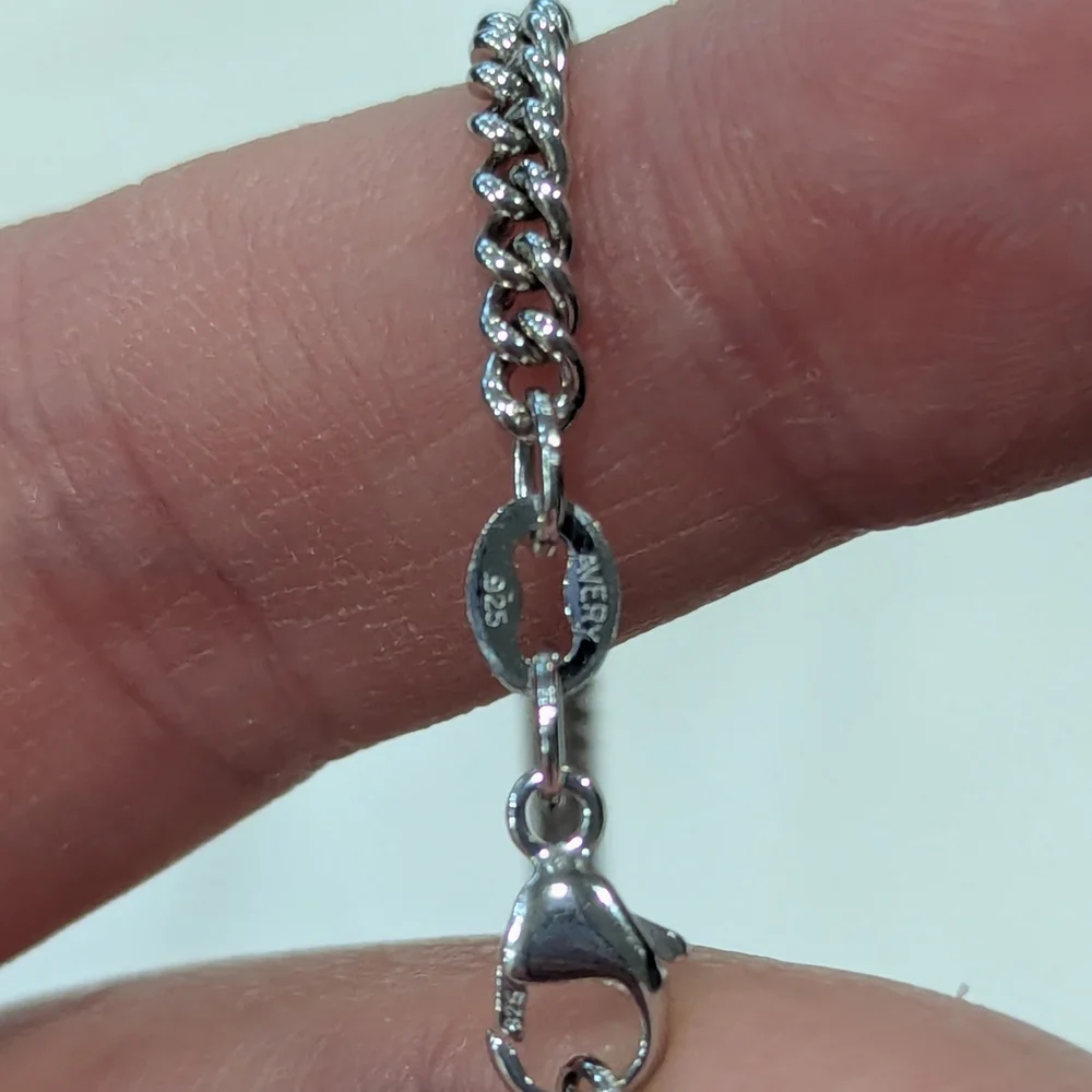 James Avery Sterling Silver Medium Curb Chain Necklace - Picture 2 of 2